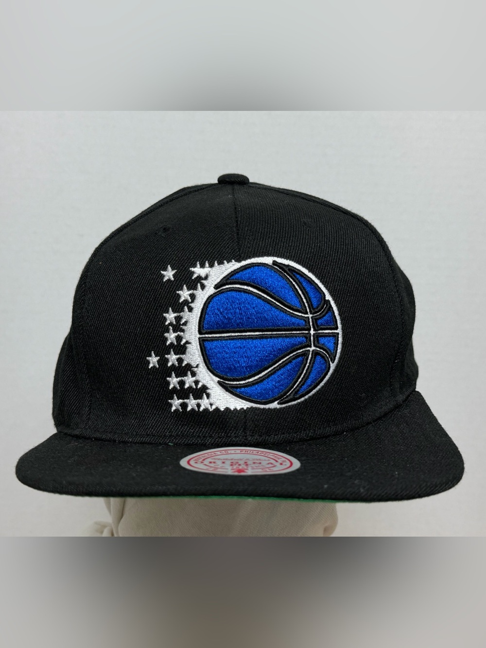 Men's Orlando Magic Mitchell & Ness Black Hardwood Classics SnapBack Hat